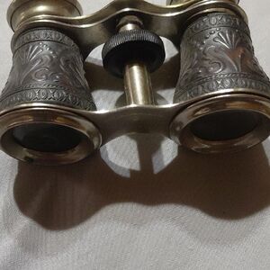 Vintage Brass and Silver Opera Glasses